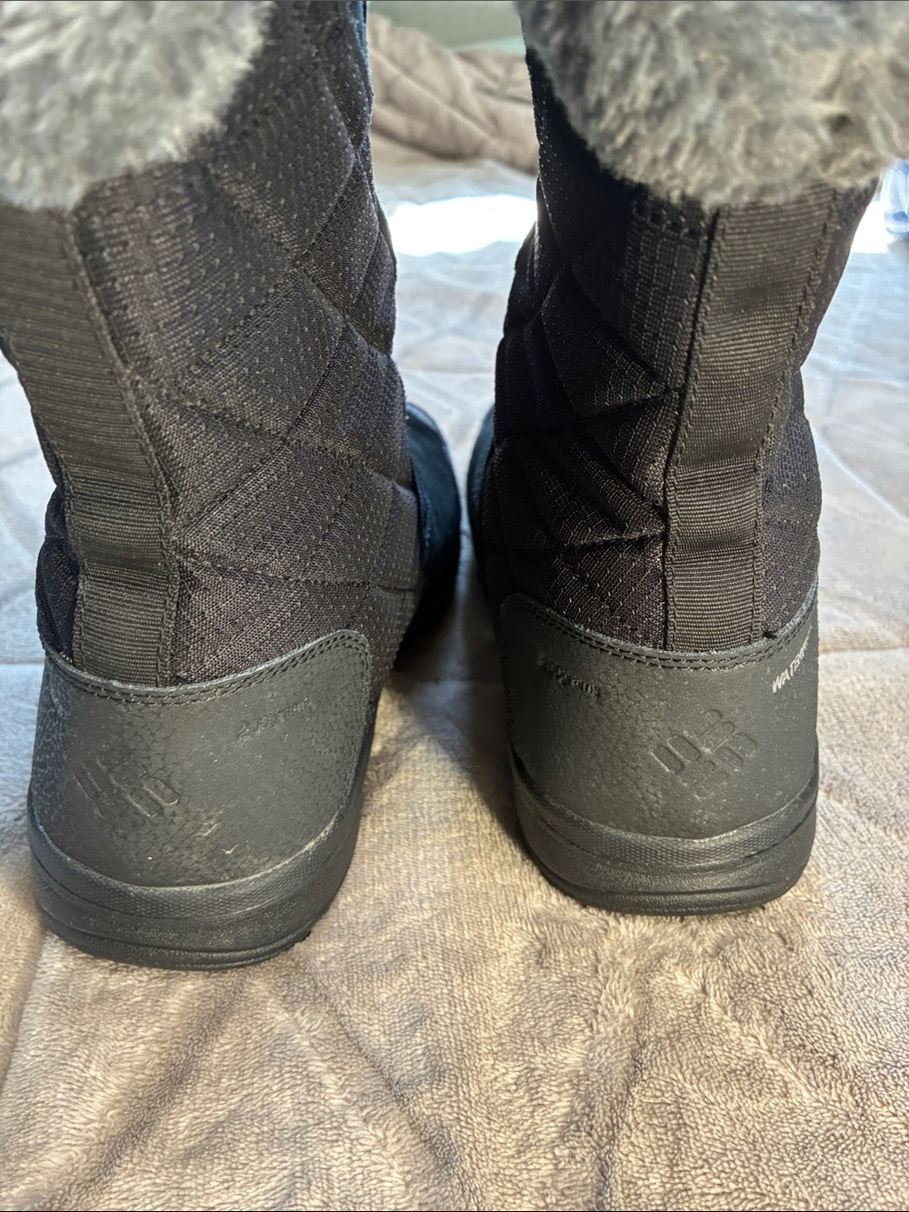 Columbia Ice Maiden II Women's Black Waterproof Winter Boots Size 9 - Picture 7 of 10